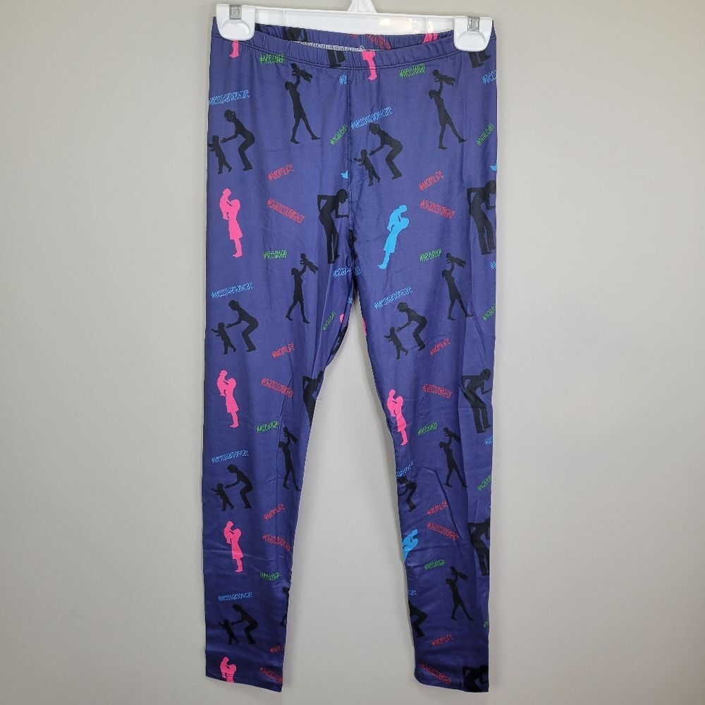 Dren Designs Mom Life Polyester Spandex Leggings One Size Fits All